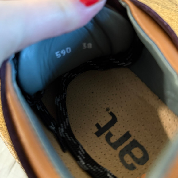 The Art Company EU38/US 8/UK 5 Chunky Sneakers Leather Shoes SKYLINE Purple EUC! - Picture 8 of 9